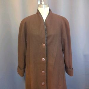 🧥 80's Raglan Wool Trenchcoat